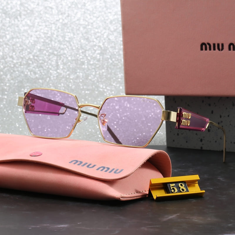 Óculos de Sol Feminino Retro Vintage Miu