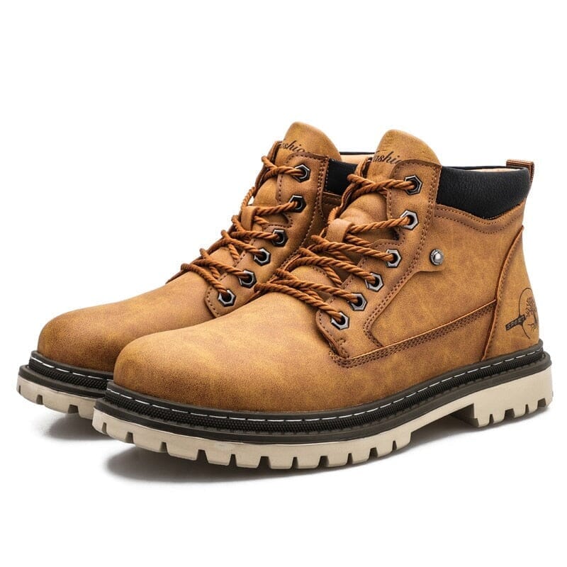 Bota Masculina de Couro Belgic