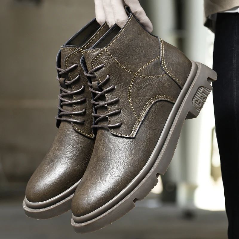 Bota Masculina de Couro Gentleman