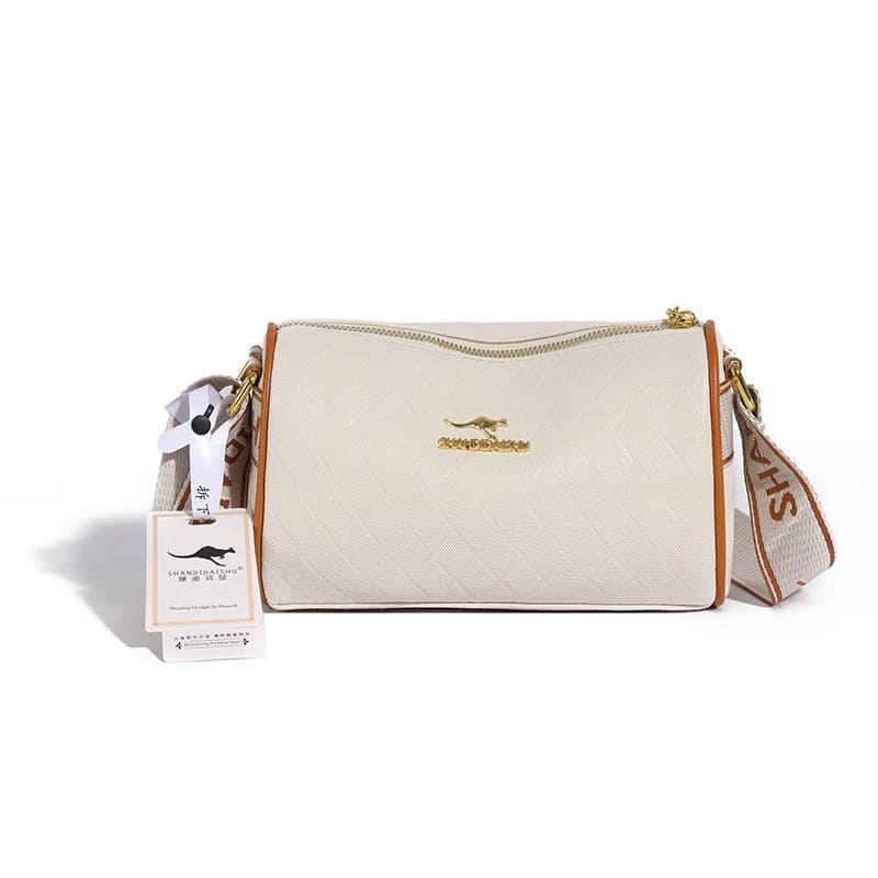 Bolsa de Couro Crossbody de Luxo