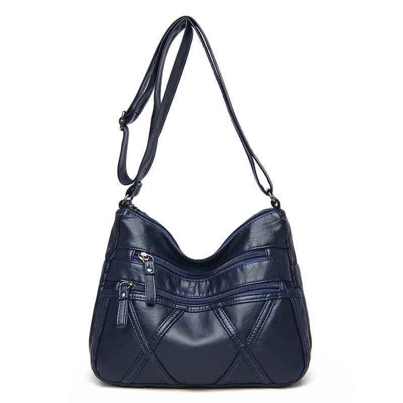 Bolsa de Couro Macio Crossbody para Mulheres