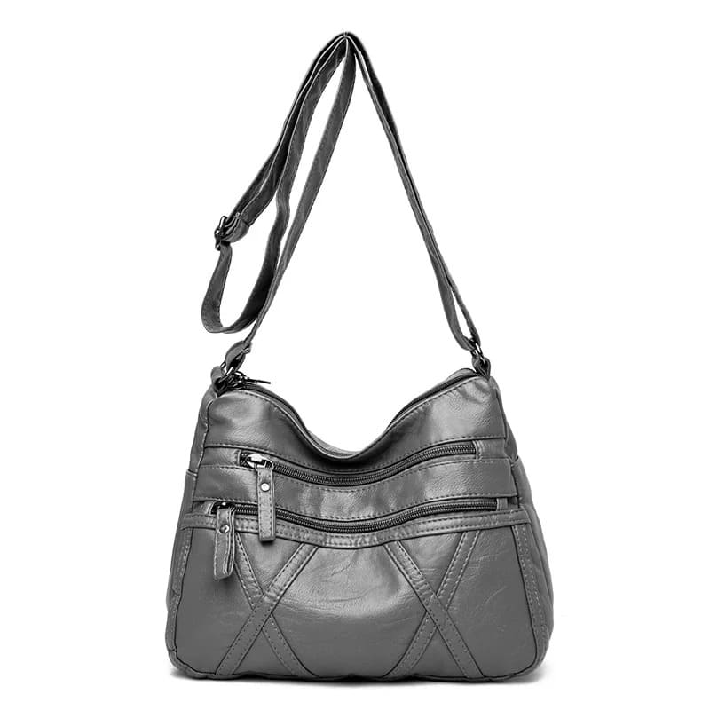 Bolsa de Couro Macio Crossbody para Mulheres